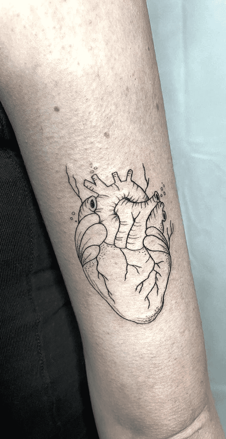 Human Heart Tattoo Figure