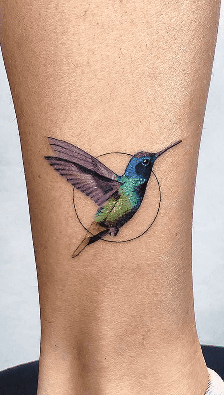 Hummingbird Tattoo Shot