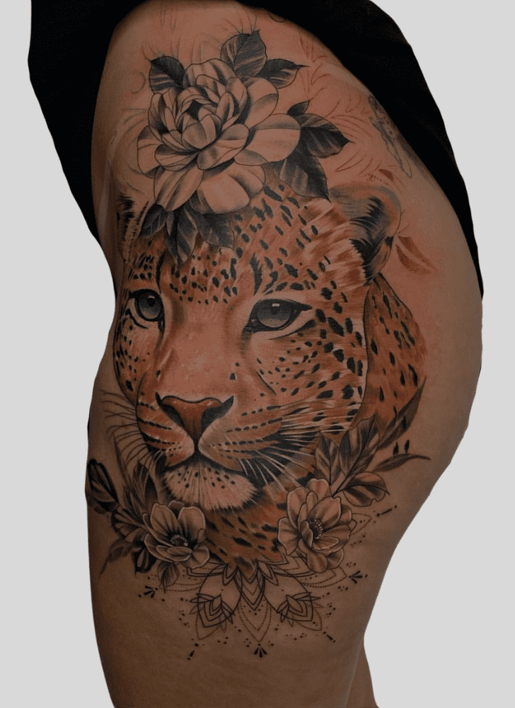 Jaguar Tattoo Portrait