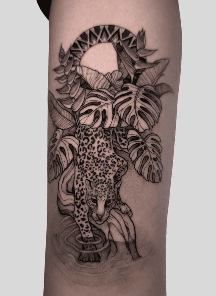 Jaguar Tattoo Shot