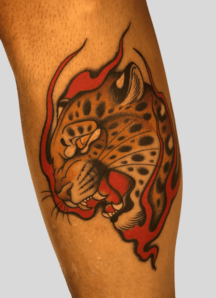 Jaguar Tattoo Portrait