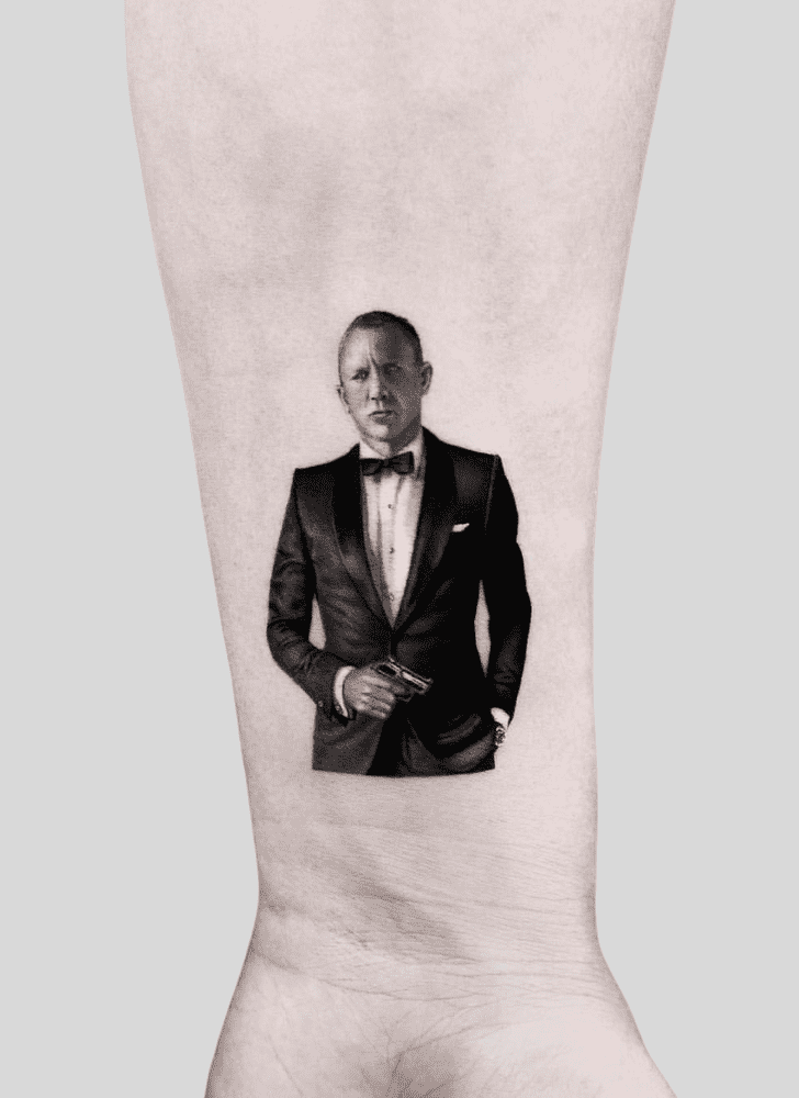 James Bond Tattoo Design Image