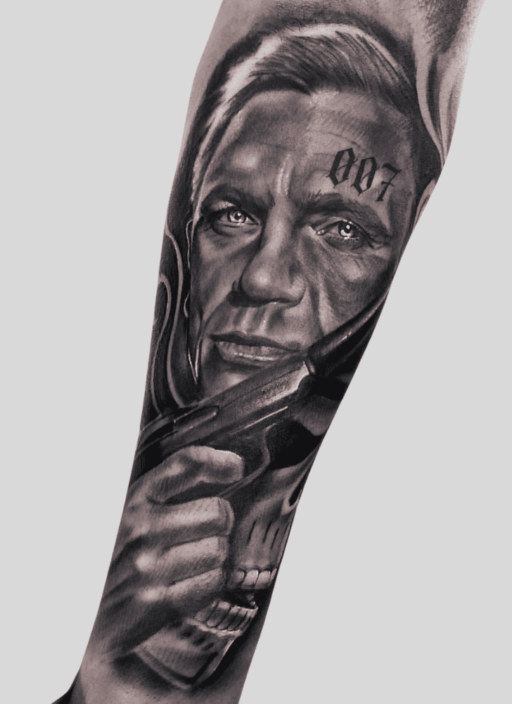 James Bond Tattoo Photos