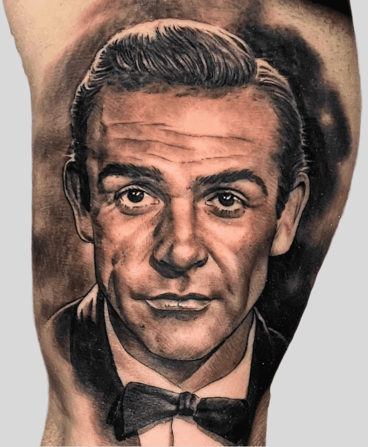 James Bond Tattoo Photograph