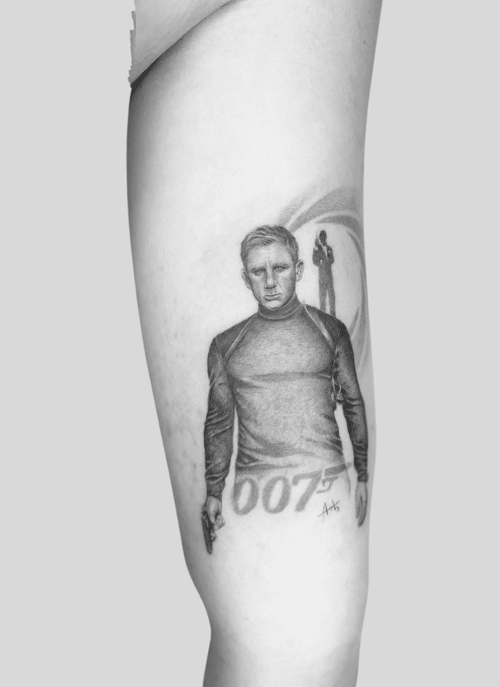 James Bond Tattoo Design Image