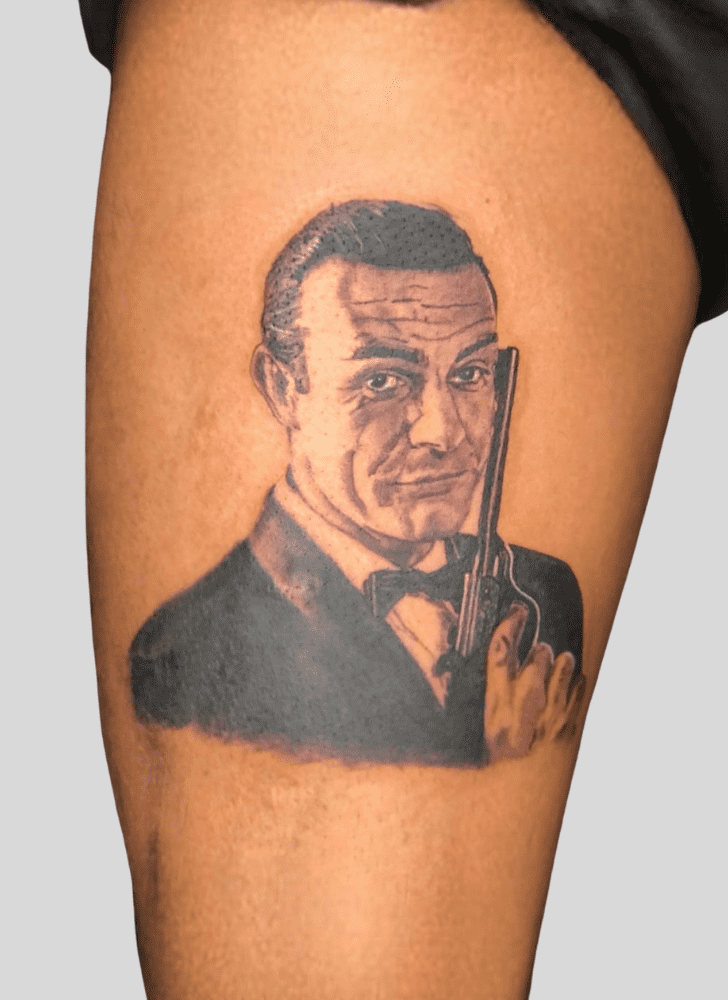 James Bond Tattoo Photograph