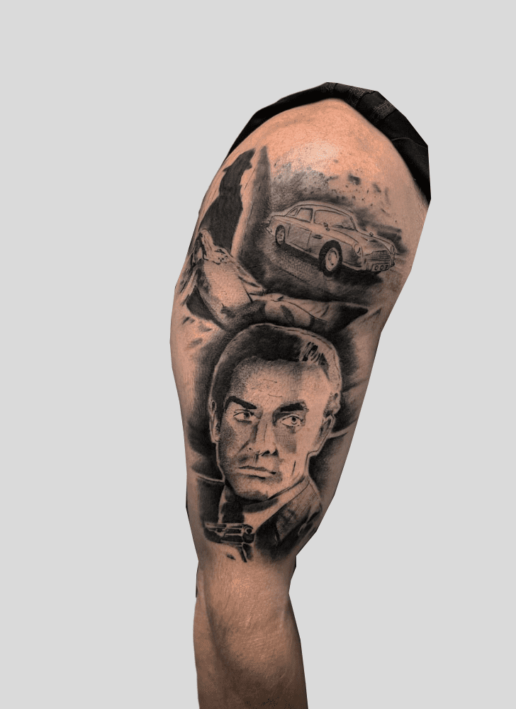 James Bond Tattoo Design Image