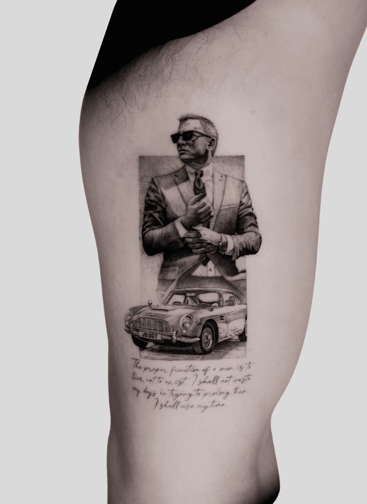 James Bond Tattoo Snapshot