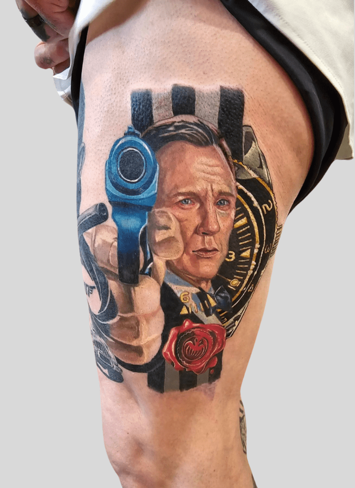 James Bond Tattoo Design Image