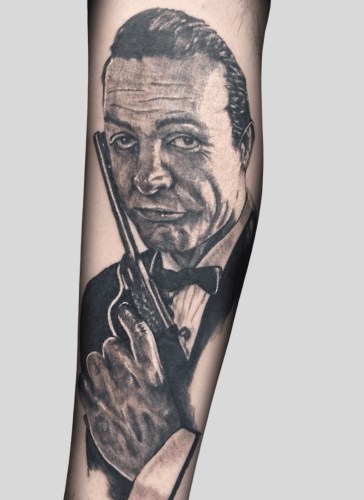 James Bond Tattoo Photograph