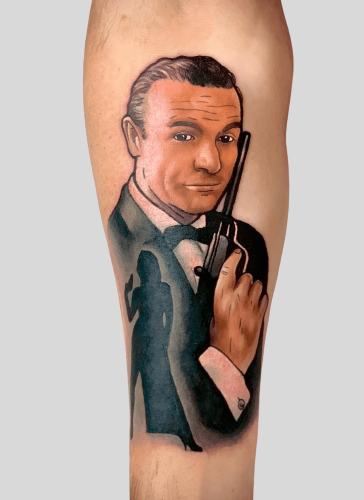 James Bond Tattoo Portrait