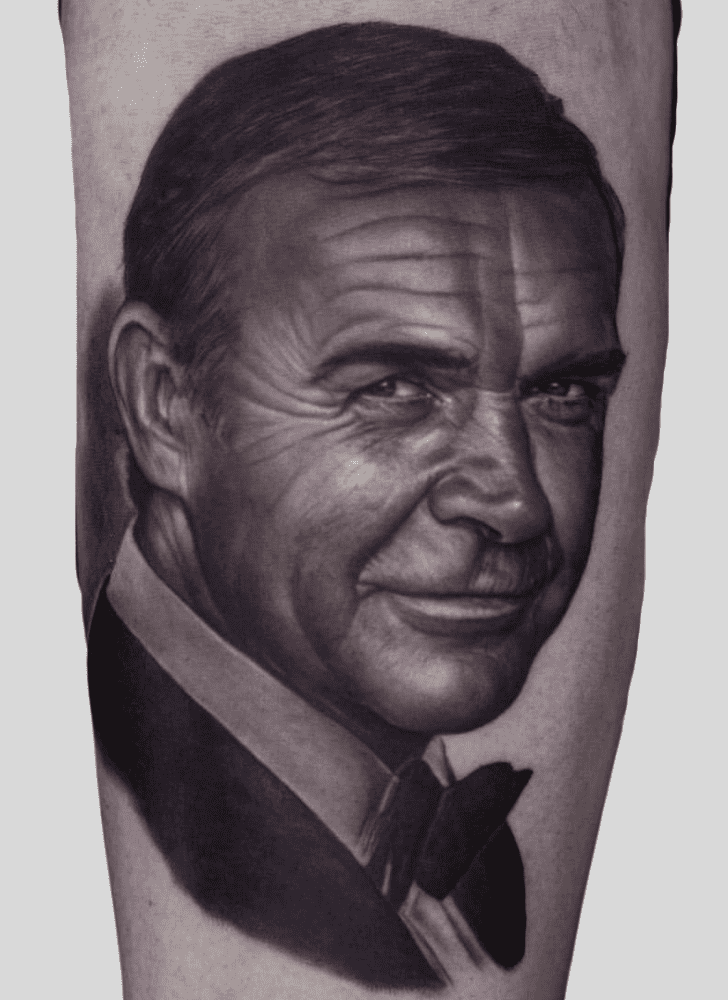 James Bond Tattoo Shot