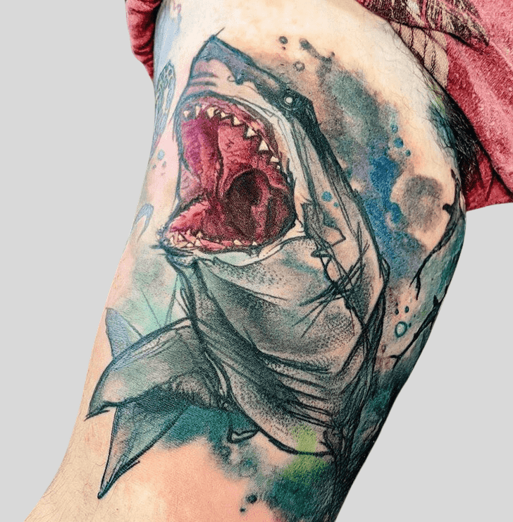 Jaws Tattoo Design Image