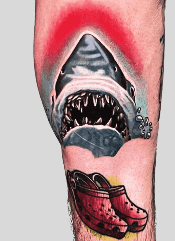 Jaws Tattoo Figure