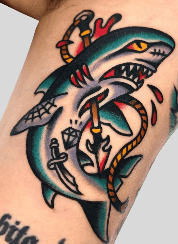 Jaws Tattoo Portrait