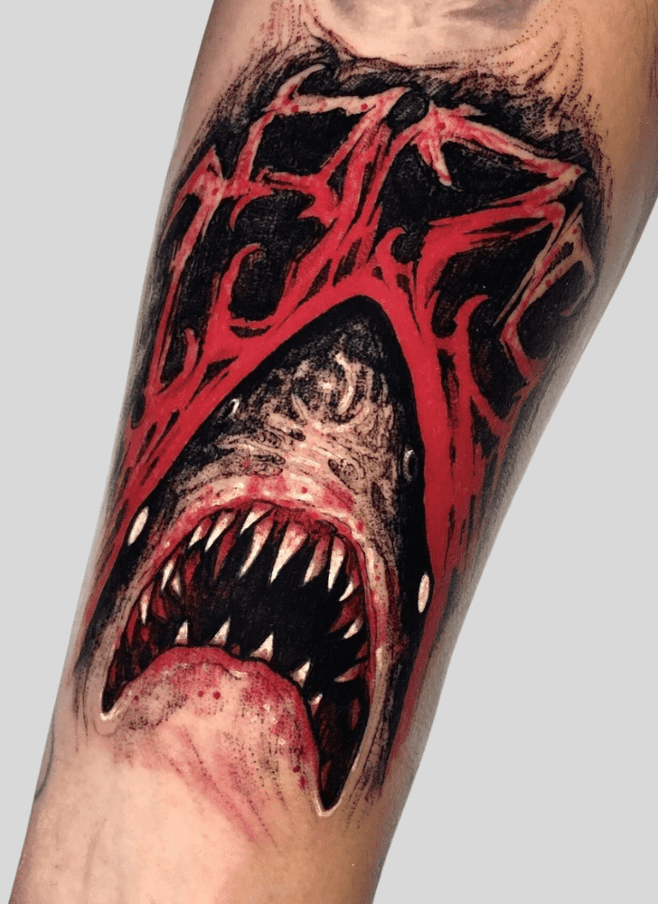 Jaws Tattoo Design Image