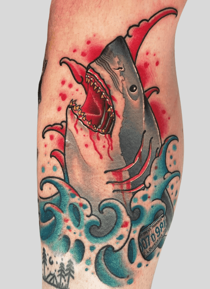 Jaws Tattoo Photograph