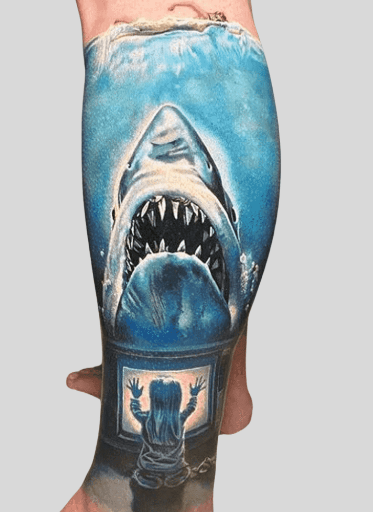 Jaws Tattoo Photograph