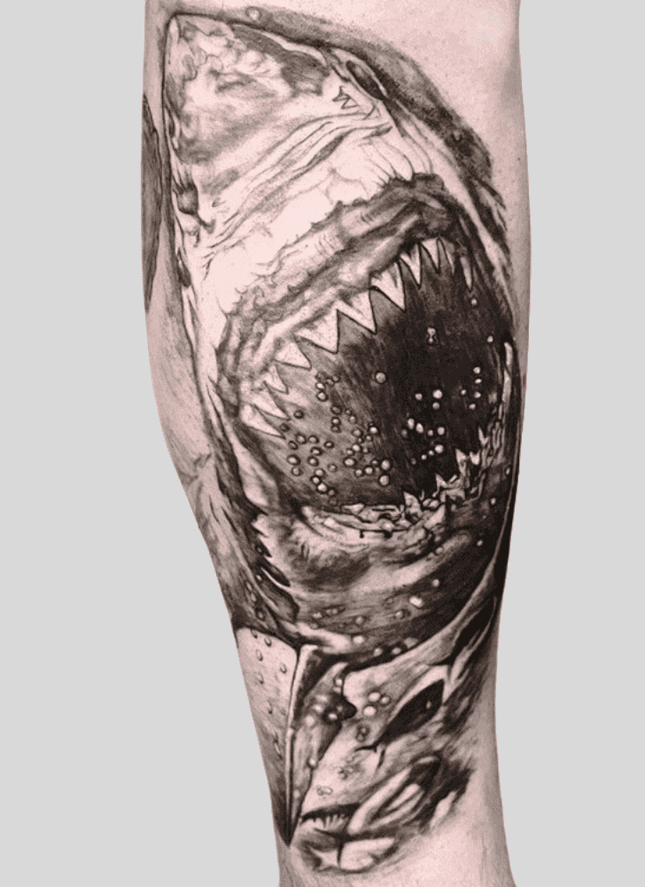 Jaws Tattoo Portrait