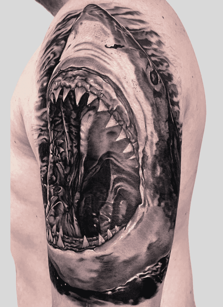 Jaws Tattoo Design Image