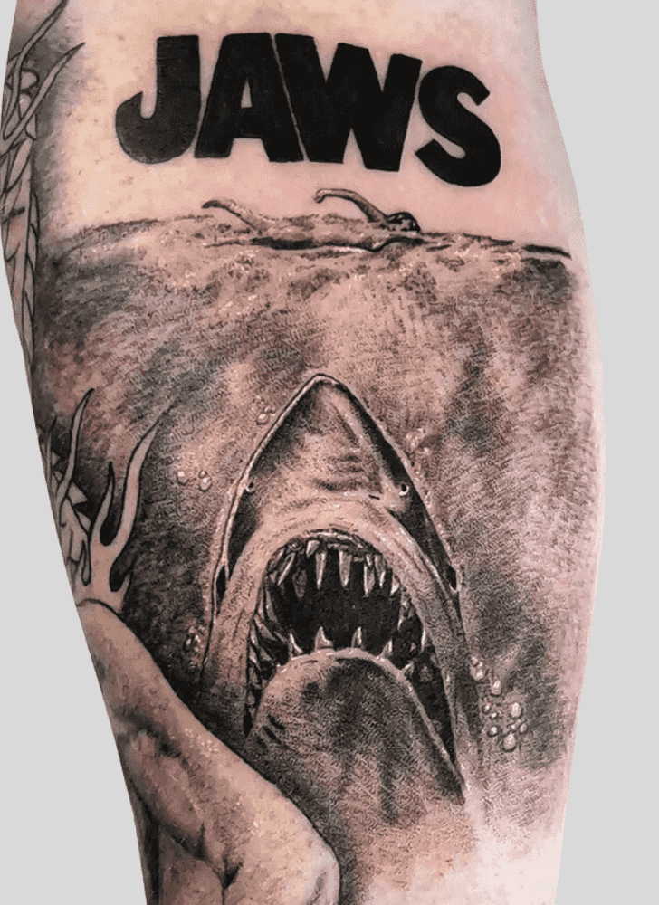 Jaws Tattoo Photograph