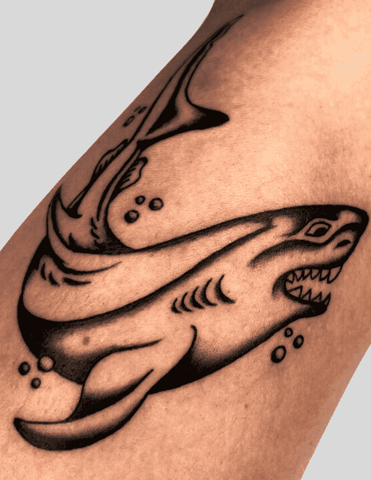 Jaws Tattoo Design Image