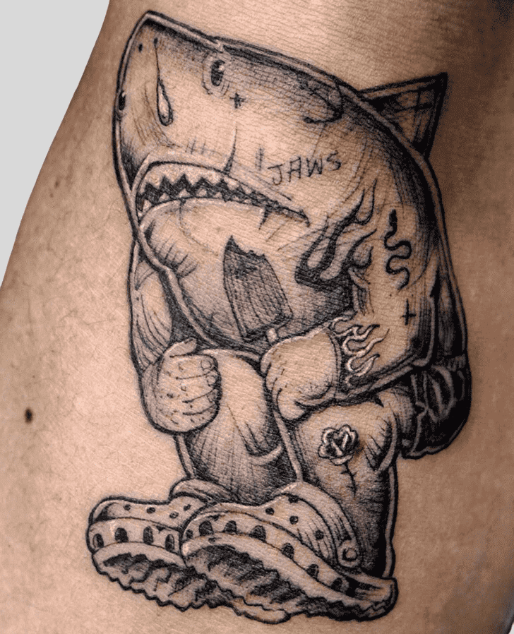 Jaws Tattoo Snapshot