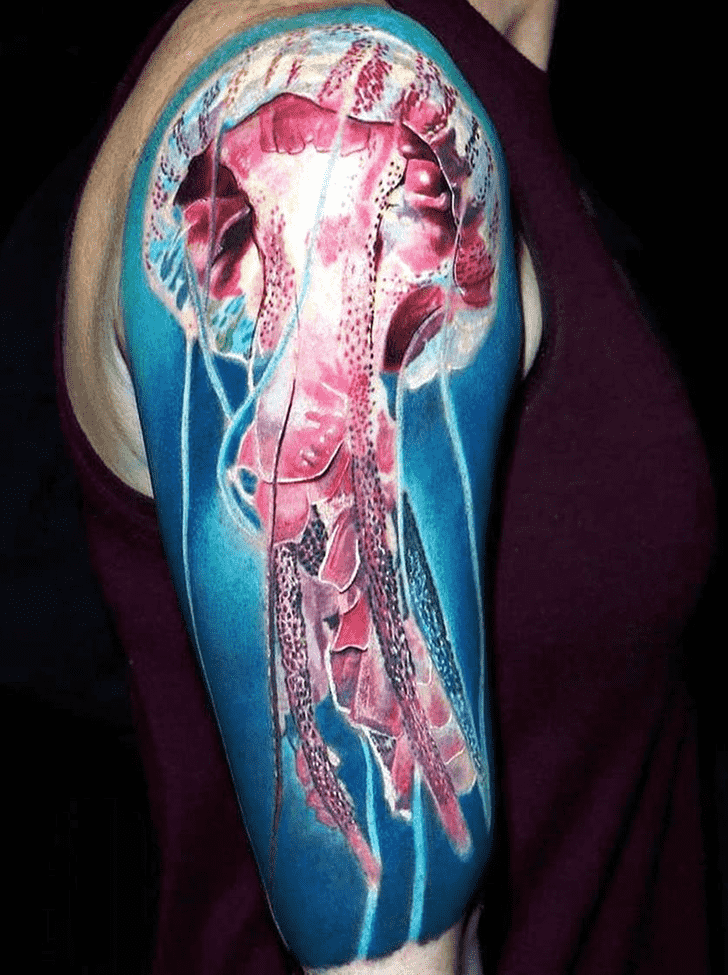 Jellyfish Tattoo Portrait