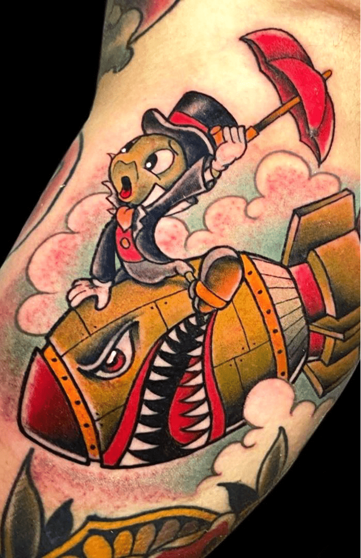 Jiminy Cricket Tattoo Photograph