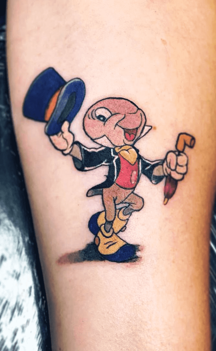 Jiminy Cricket Tattoo Design Image