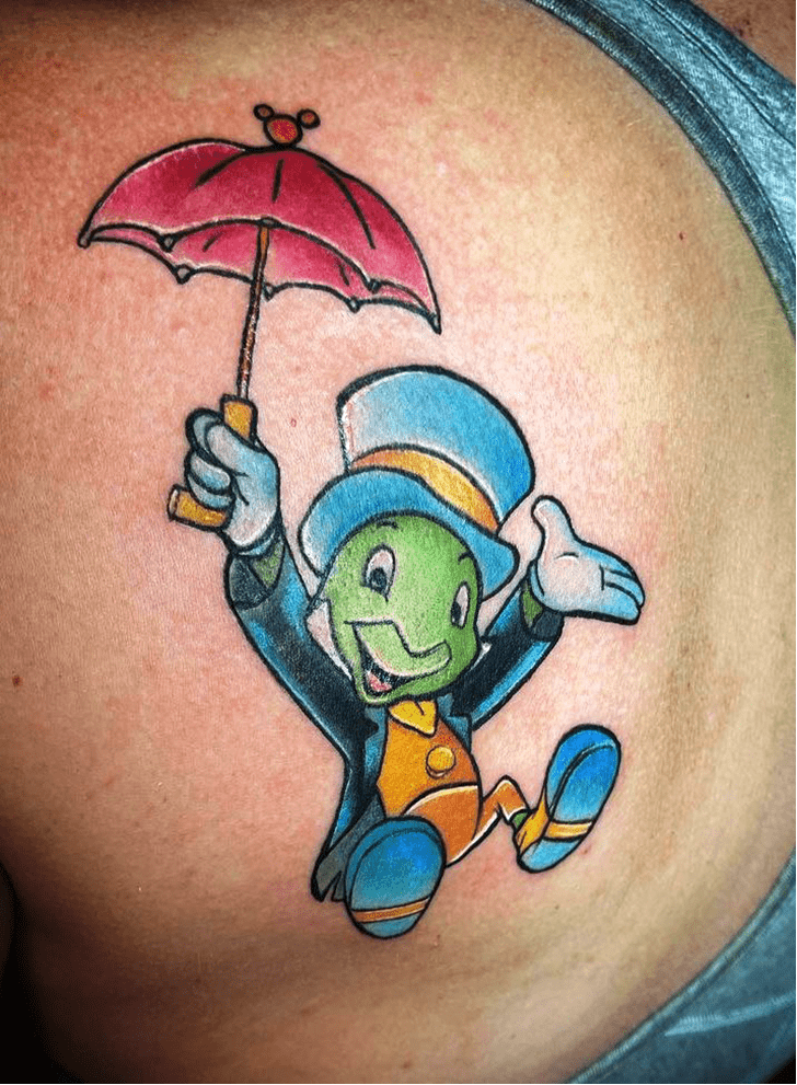 Jiminy Cricket Tattoo Figure