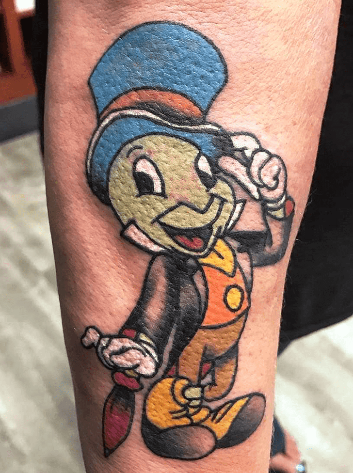 Jiminy Cricket Tattoo Photograph