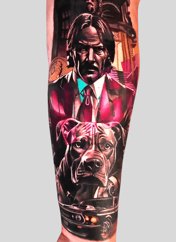 John Wick Tattoo Design Image