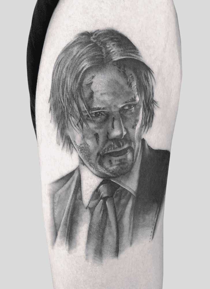 John Wick Tattoo Portrait