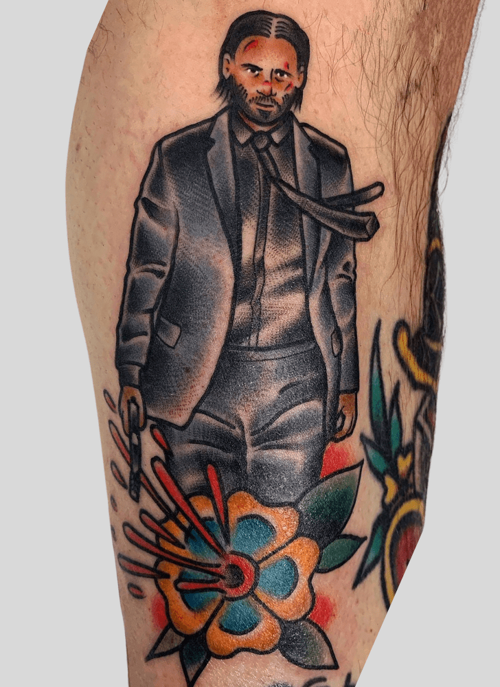 John Wick Tattoo Shot