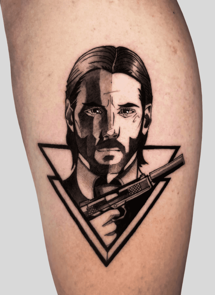 John Wick Tattoo Design Image