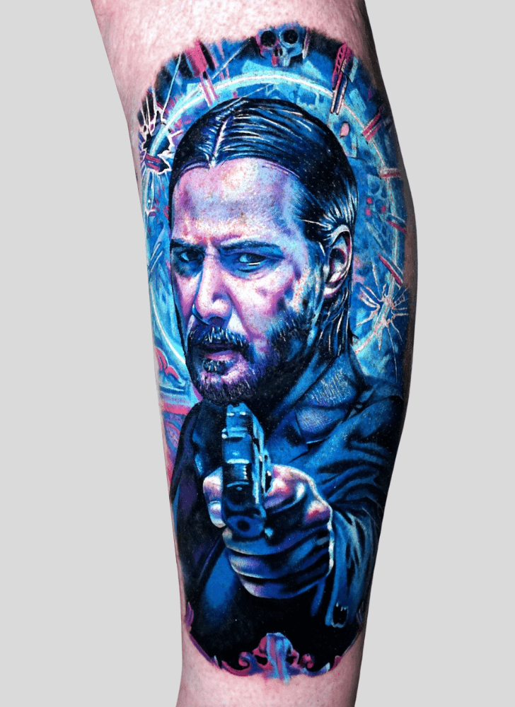 John Wick Tattoo Portrait