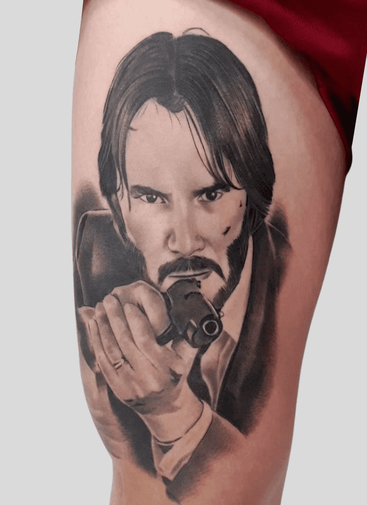 John Wick Tattoo Shot