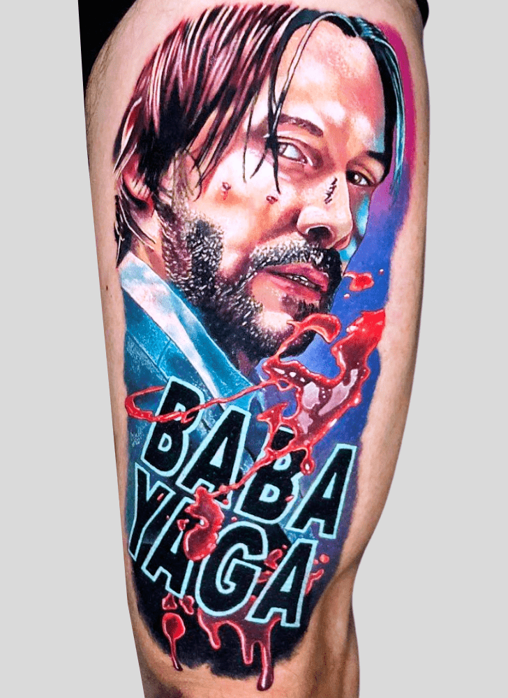 John Wick Tattoo Portrait