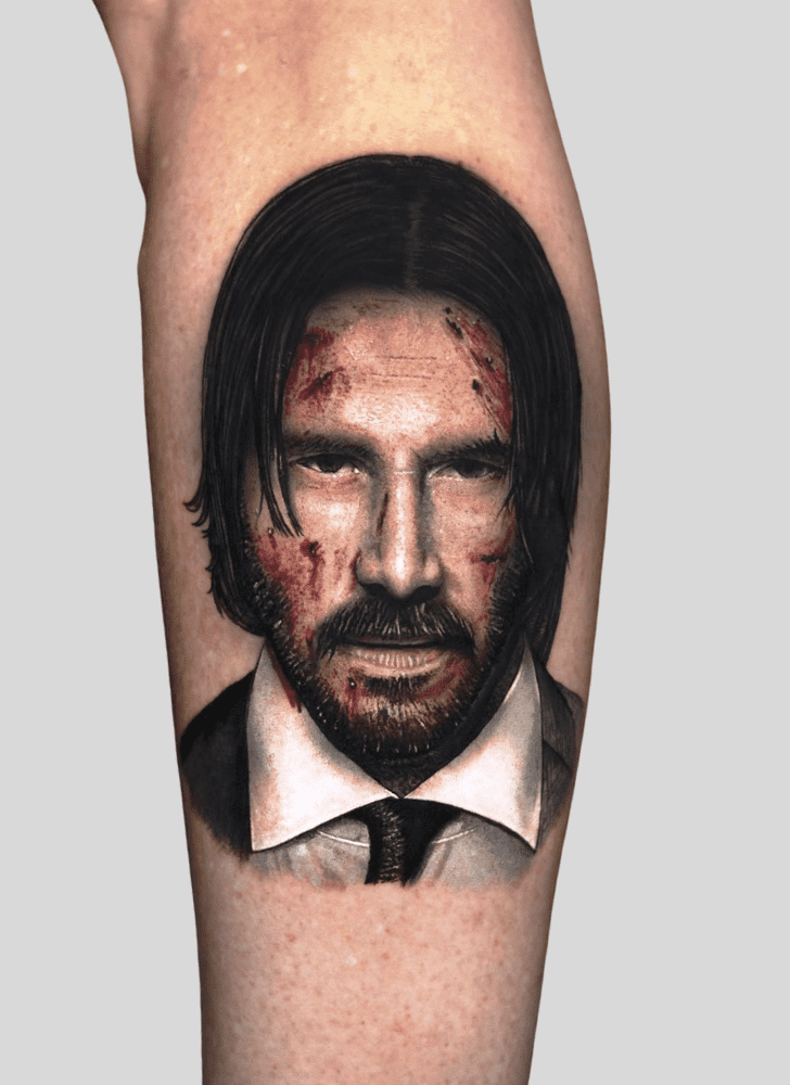 John Wick Tattoo Design Image