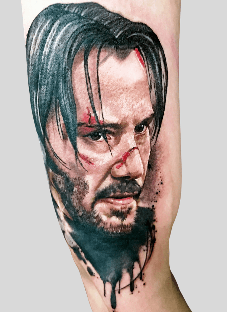 John Wick Tattoo Shot