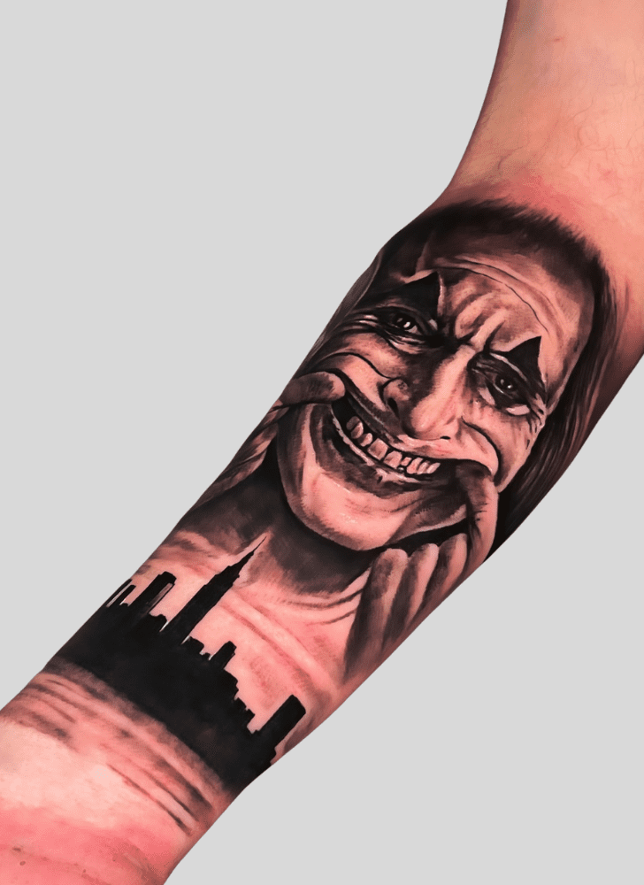 Joker Tattoo Portrait