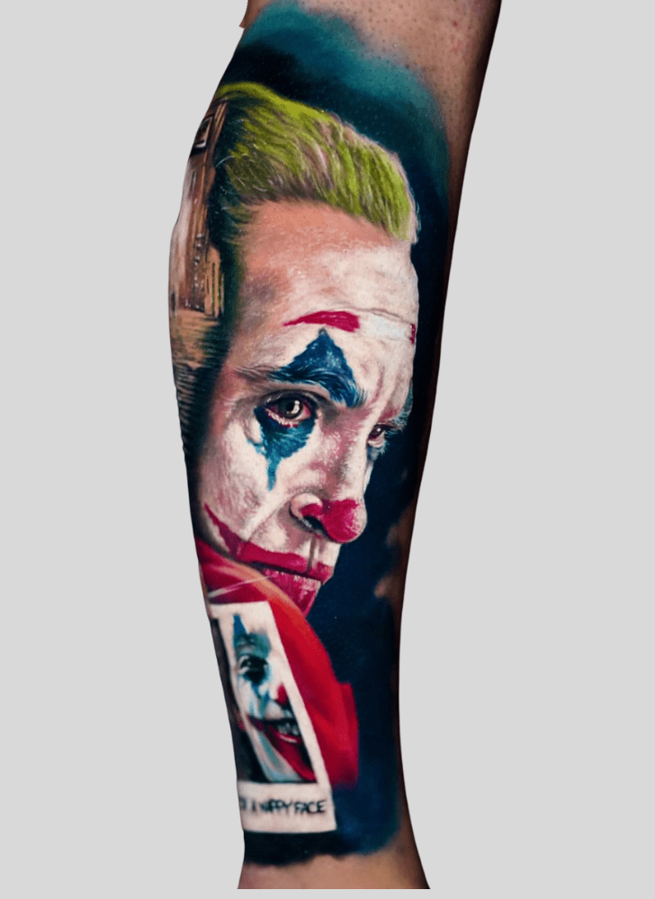 Joker Tattoo Shot