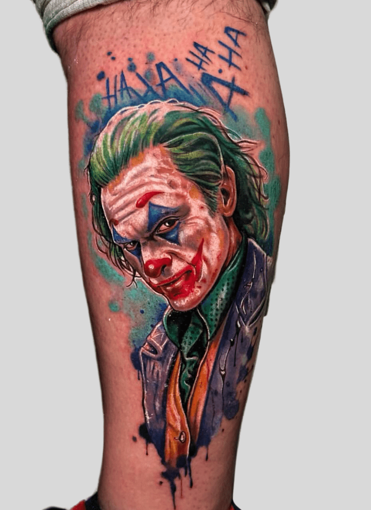 Joker Tattoo Shot