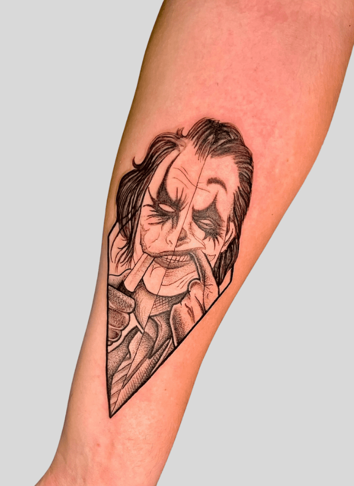 Joker Tattoo Photograph