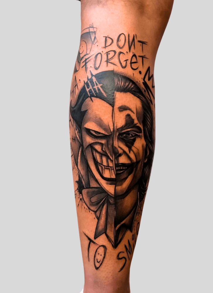 Joker Tattoo Shot