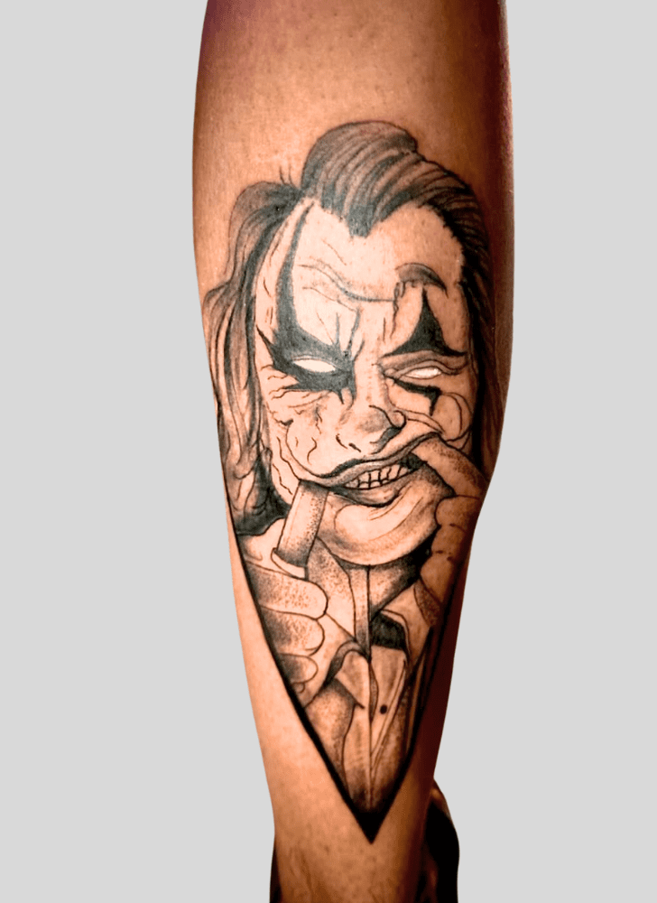 Joker Tattoo Portrait