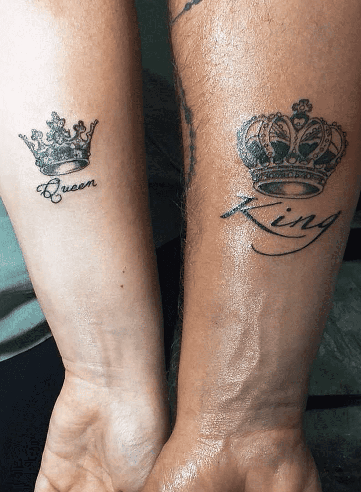 King Queen Tattoo Design Image