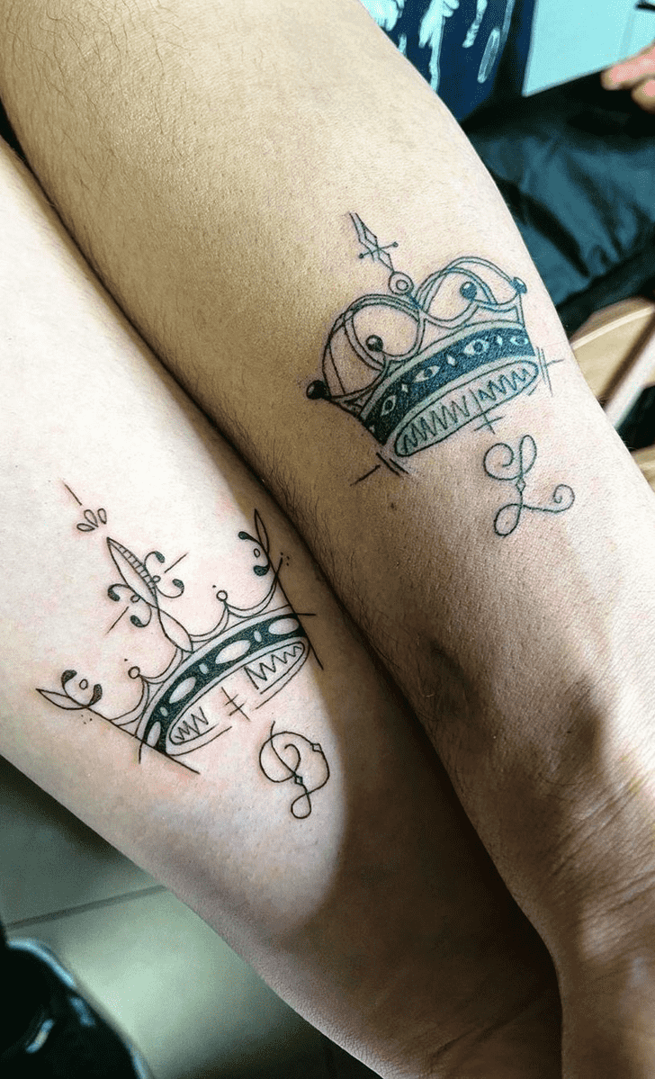 King Queen Tattoo Figure