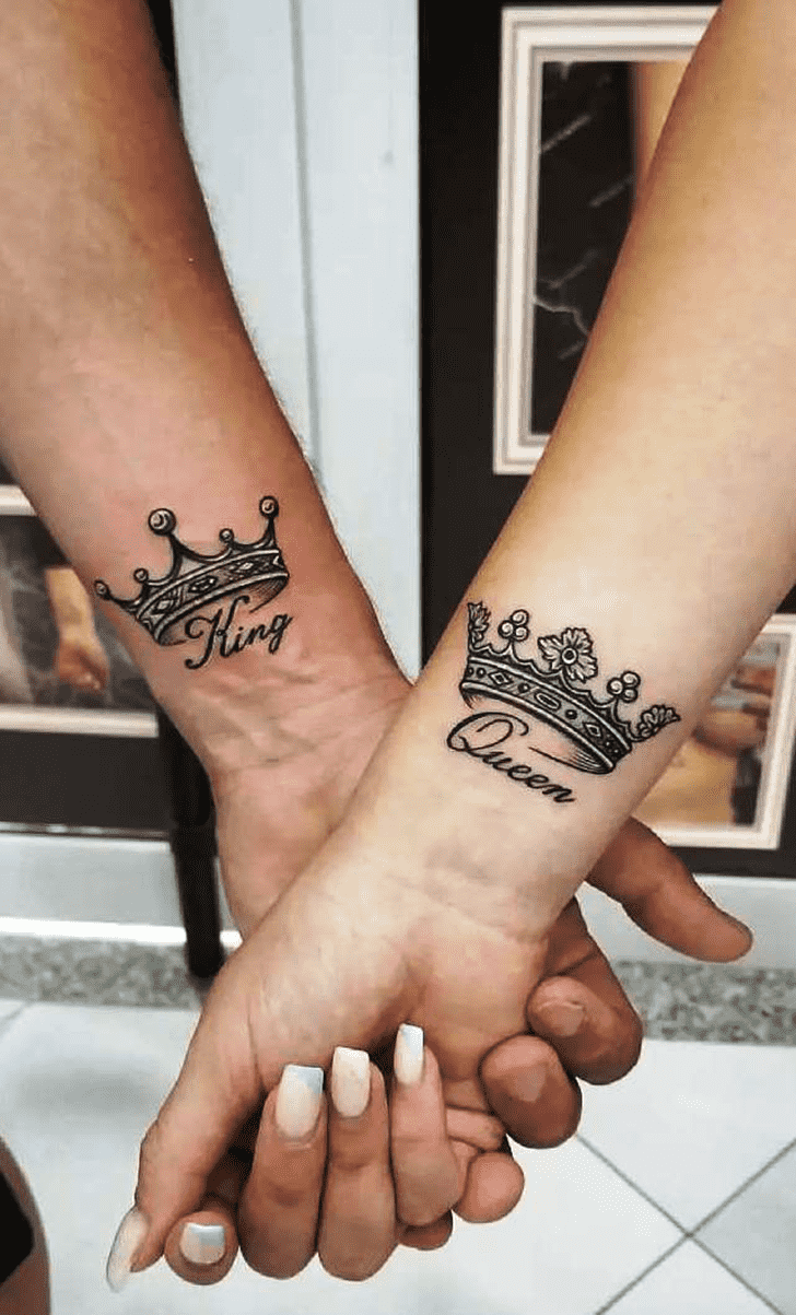 King Queen Tattoo Design Image